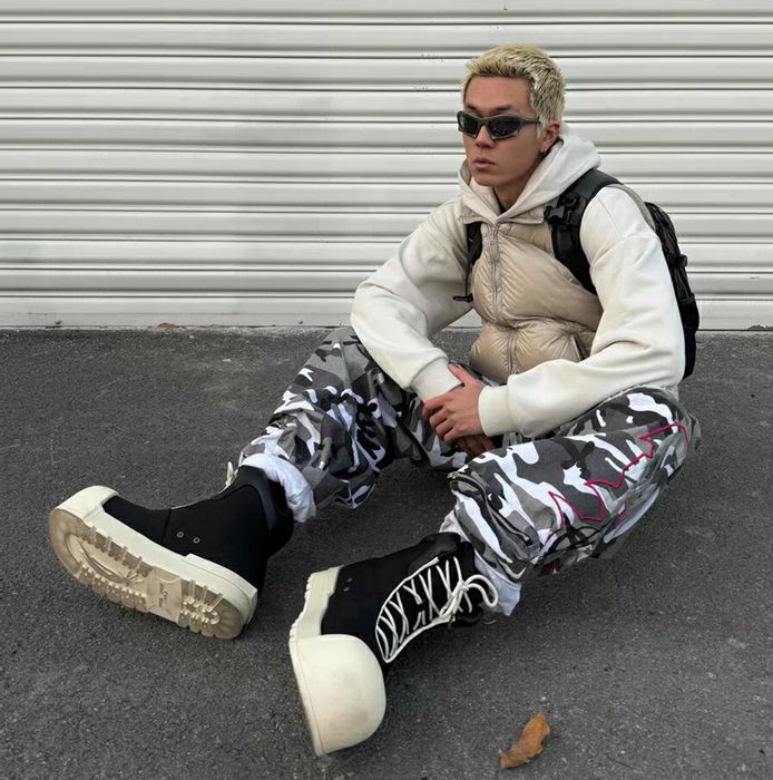FVVO & ROCKSTA コラボレーション THICK SOLED HIGH TOP BOOTS 厚底