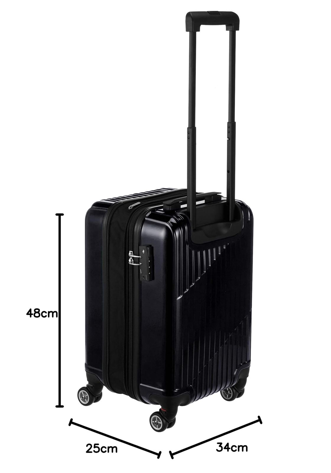 エース スーツケース クレスタ エキスパンド機能付 機内持ち込み可 39L 48cm 3.2kg 06316 02 ブラック