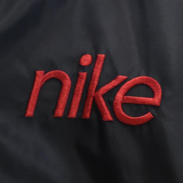 ナイキ 90s オールド キッズベンチコート ロゴ刺繍 ジャケット KIDS L 黒 NIKE キッズ   【230219】