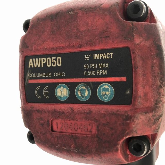 MAC マックツール1/2 エア インパクトレンチ AWP050 中古良品 マックツールインパクトレンチ AWP050 ☆品☆MAC TOOLS マックツールズ