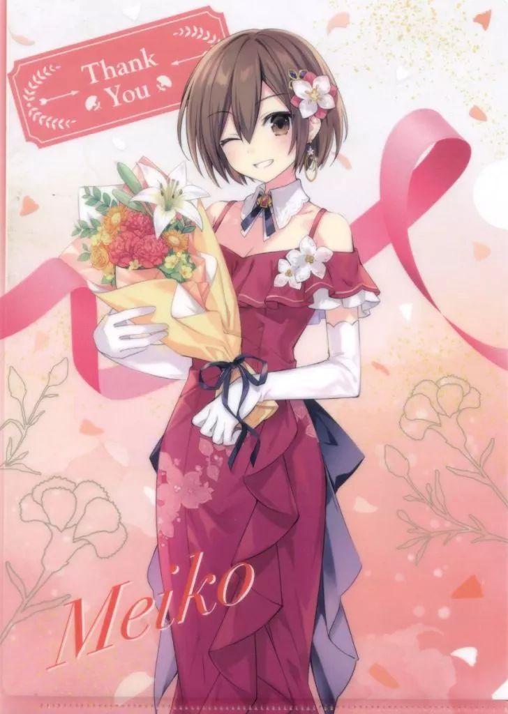 クリアファイル MEIKO 中古】クリアファイル MEIKO オリジナルA4クリアファイル 「初音ミク