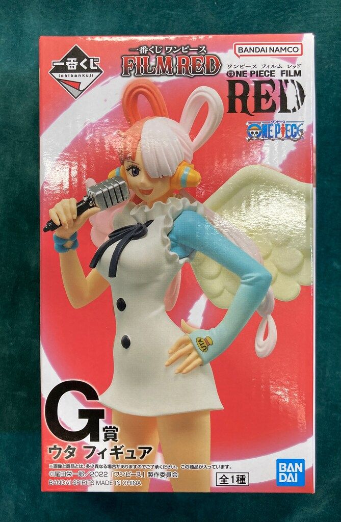 BANDAI - ワンピース1番くじフィルムレッド　G賞ウタ 一番くじ ワンピース FILM RED G賞 ウタ フィギュア◇新品Ss