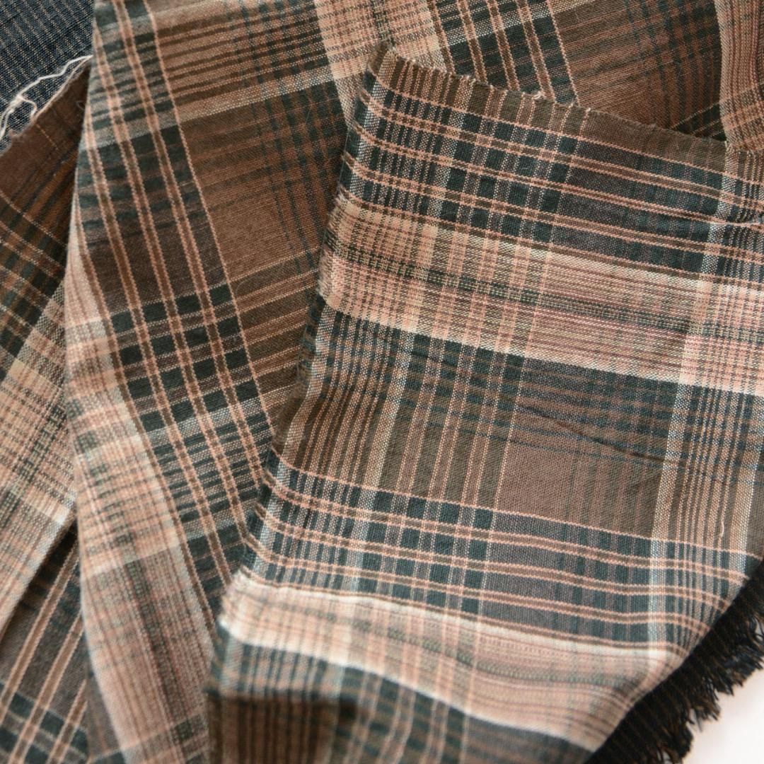 古布 はぎれセット 木綿 藍染絣 縞模様 格子模様 リメイク素材