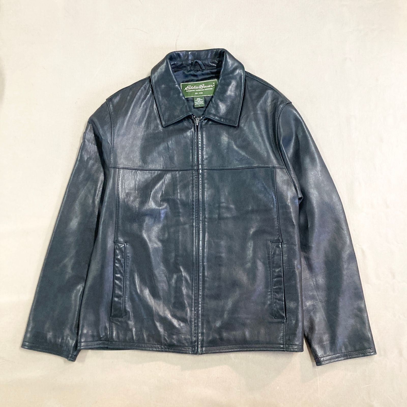 ☆ Eddie Bauer エディー・バウアー レザージャケット 革ジャン 本革 