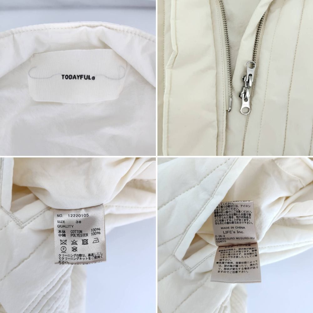 05w14642 トゥデイフル TODAYFUL Hoodie Quilting Vest フーディ
