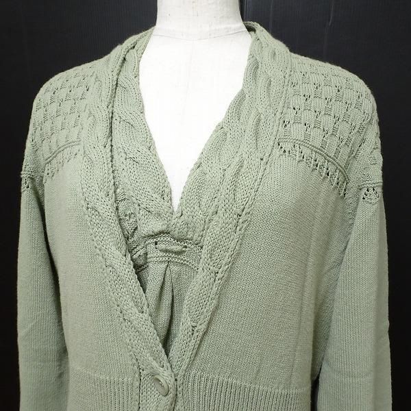 anc インゲボルグ INGEBORG セットアップ ワンピース 11 緑系 ニット