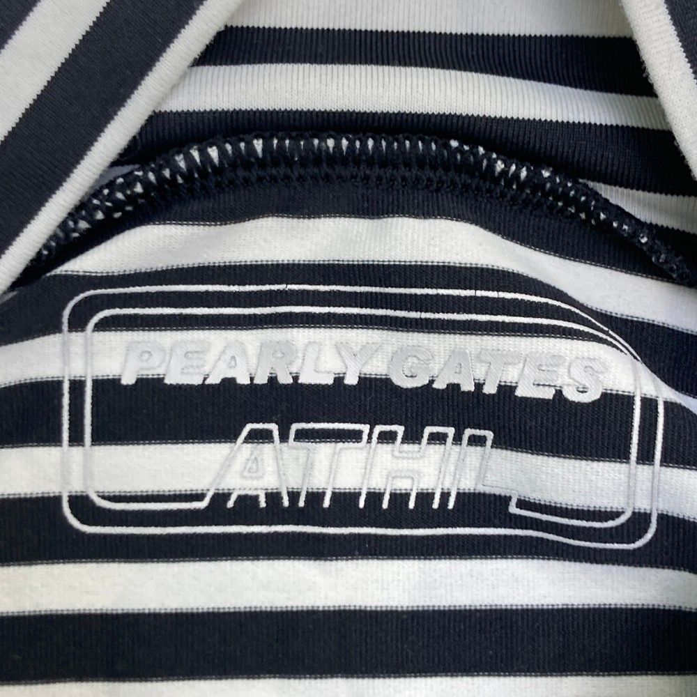 サイズ：6 PEARLY GATES パーリーゲイツ モックネック 長袖Tシャツ