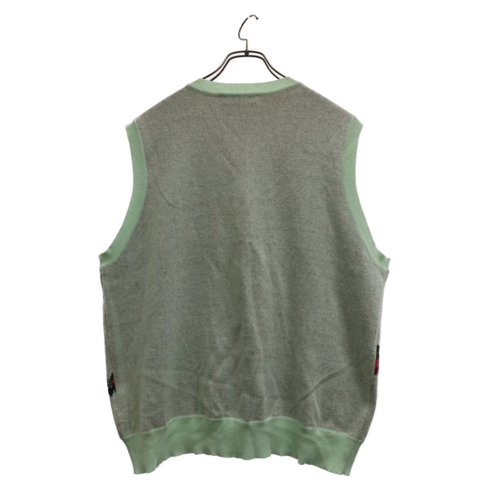 TTT_MSW (ティーモダンストリートウェア) 20AW FLOWER KNIT VEST 花柄 