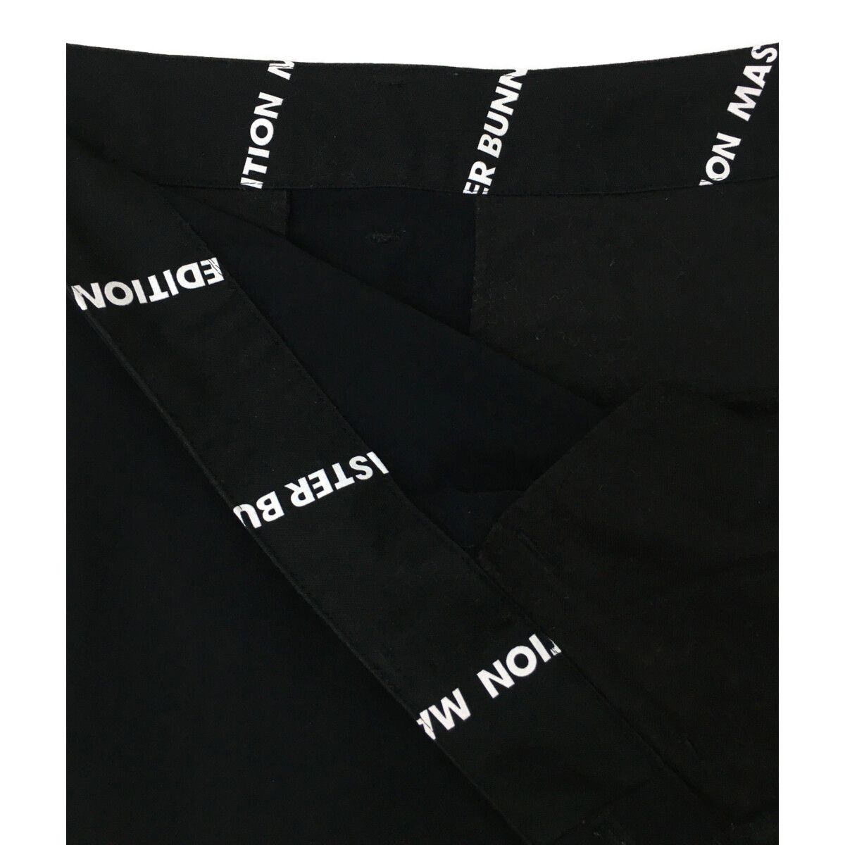 新品未使用 MASTER BUNNY EDITION プリーツスカート ブラック MASTER BUNNY EDITION（マスターバニーエディション）の「【MASTER