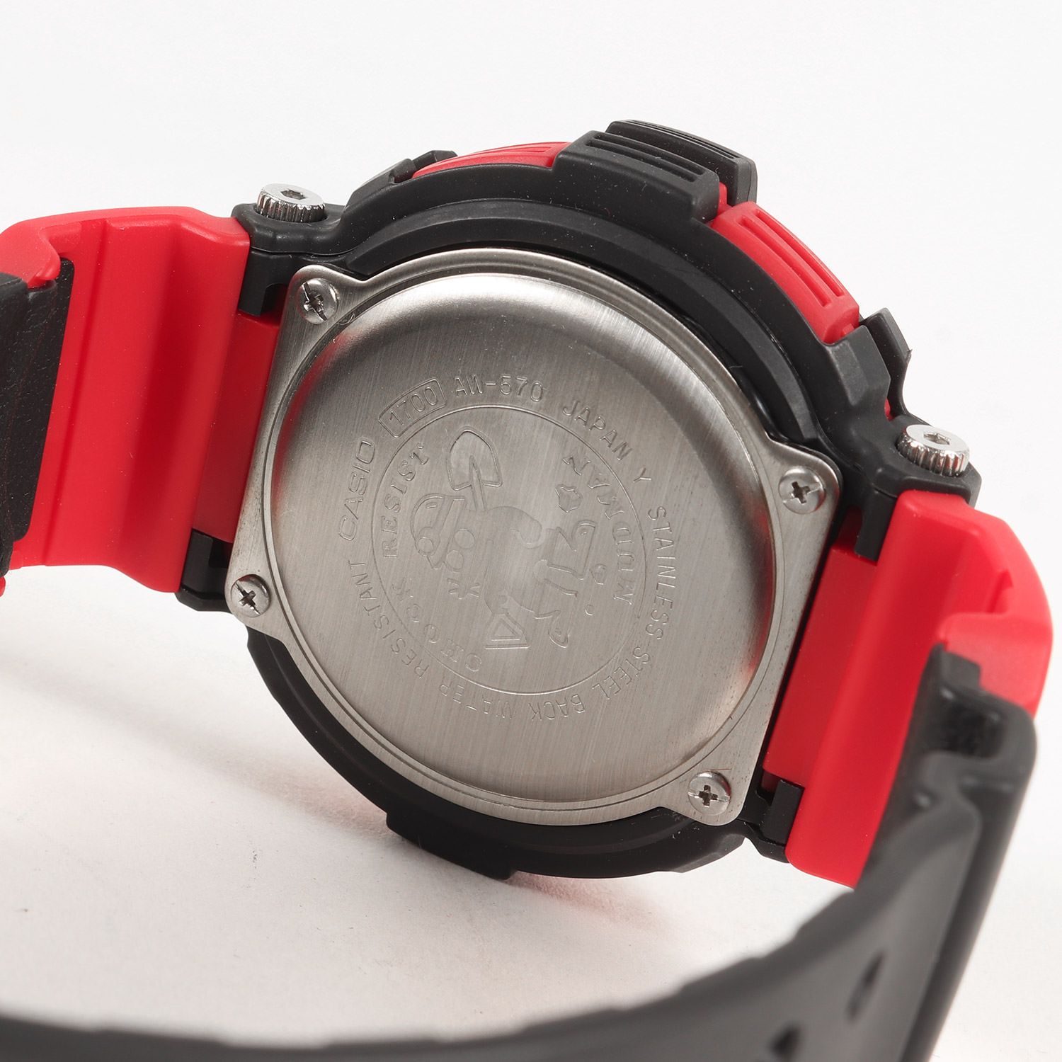 アナログマッドマン流通限定赤目　AW-570-4 G-SHOCK アナログマッドマン流通限定赤目 AW-570-4 G-SHOCK - メルカリ