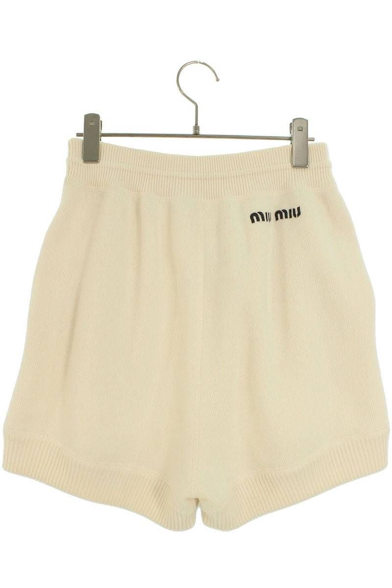 miumiu ミュウミュウ 2021 ロゴ スウェットショートパンツ miumiu ミュウミュウ 2021 ロゴ スウェットショートパンツ（Miu