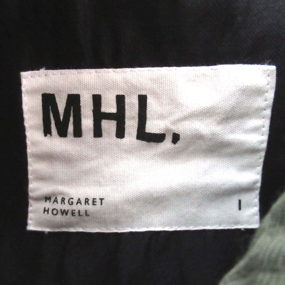 美品 24SS MHL マーガレットハウエル COTTON HEMP TWILL ミモレ