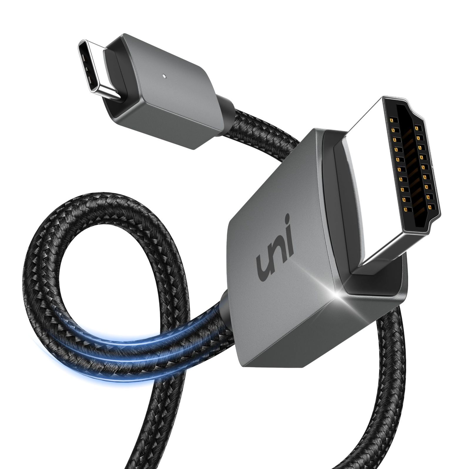 数量限定】Type C HDMI 変換ケーブル 1.8M uniAccessories【4K UHD映像