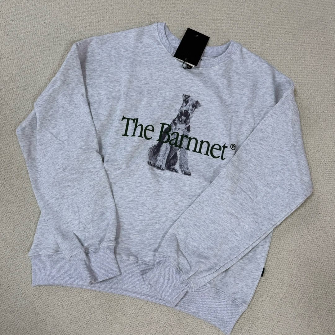 新品 The Barnnet Sweat Shirt ザバーネット 韓国 スウェット トレーナー 刺繍 長袖 ベーシック ノーマル Y2K  ファッション レディース グレー 新品未使用 - メルカリ