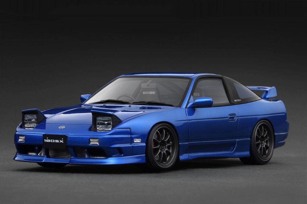 Nissan 180SX TYPE X RPS13 Blue Metallic 1|18 Scale