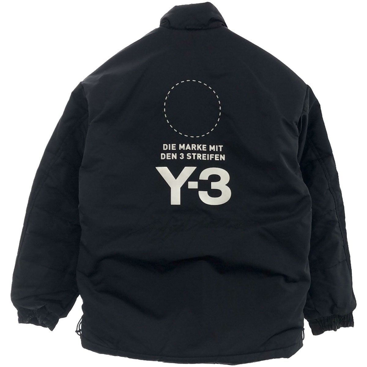 Y-3 ワイスリー PADDED JACKET リバーシブル中綿ジャケット ブラック S 
