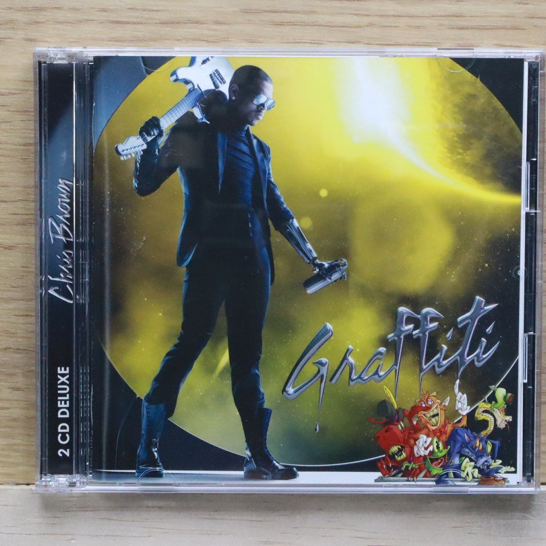 CD CHRIS BROWN - GRAFFITI DELUXE EDITION - GUDANG MUSIK SHOP, image size:1080x1080