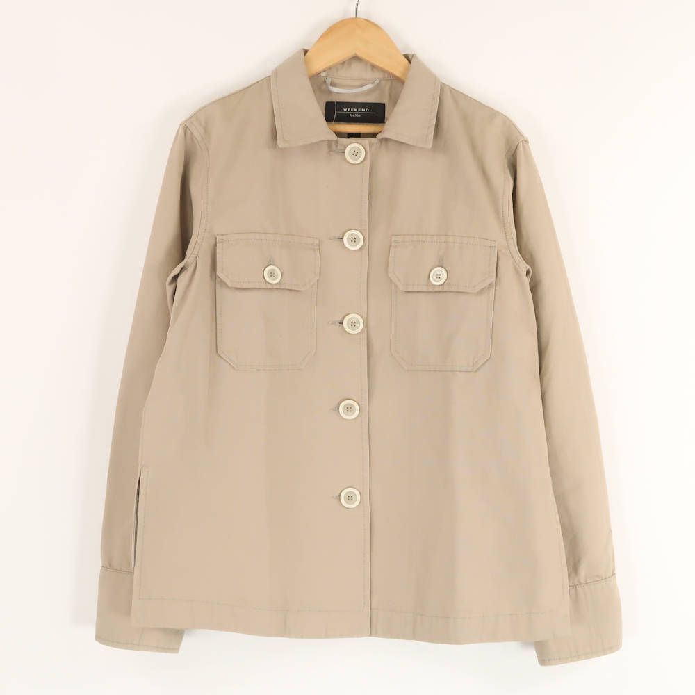 【新品】定価6.6万 MaxMara ジャケット シャツ 17号 大きいサイズ S Max Mara エスマックスマーラ レディース Tシャツ・カットソー