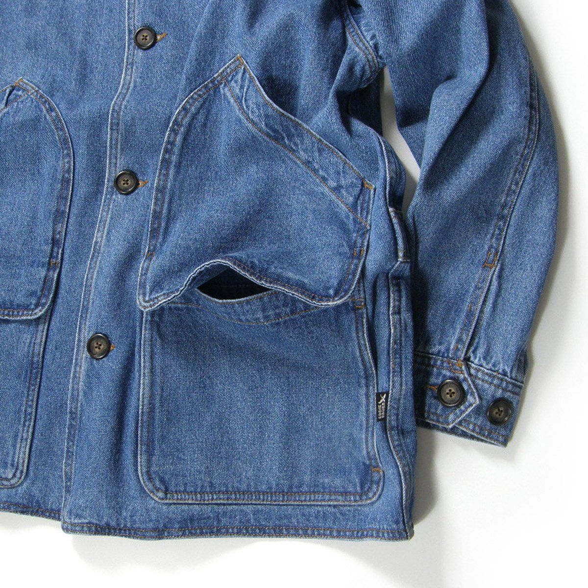 新品】 Eddie Bauer ／ エディーバウアー デニム バーンジャケット