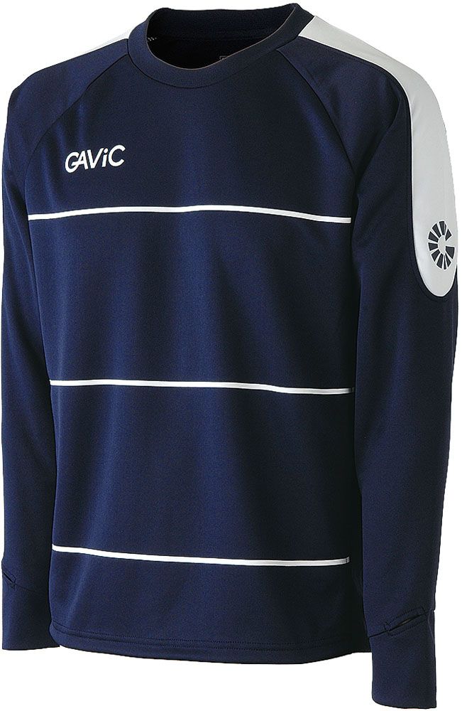 ガビック GAViC サッカー AKウォーミングトップ  GA0115 NVYWHT NVY×WHT