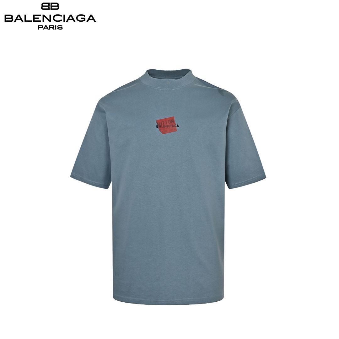 バレンシアガ25SS Tシャツテープロゴ