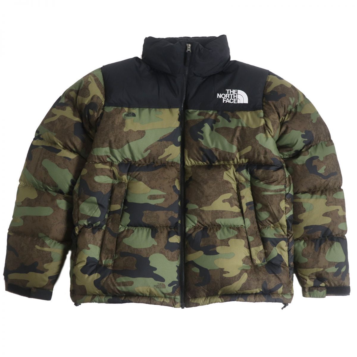 美品□ザ ノースフェイス ND92235 NOVELTY NUPTSE JACKET フード入り