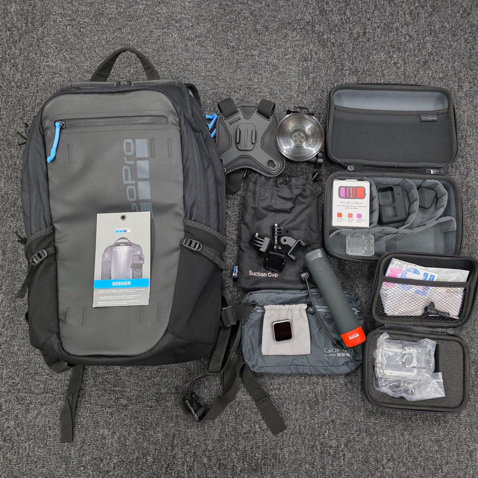 GoPro リュック セット スティック エルグランデ 防水 レンズ