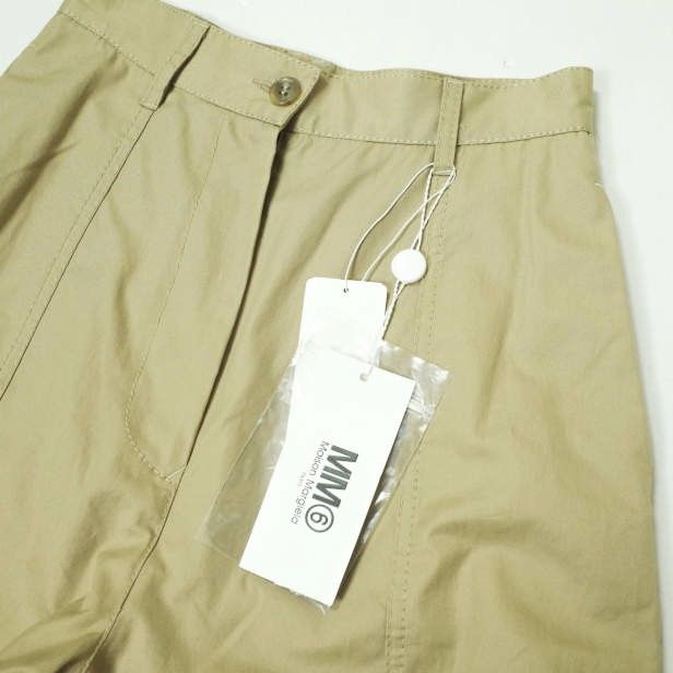 新品 MM6 エムエムシックス 20AW イタリア製 Carrot Wide Chinos キャロットワイドチノパンツ S32KA0629  S52532 36 BEIGE Maison Margiela メゾンマルジェラ ボトムス g12690 - メルカリ