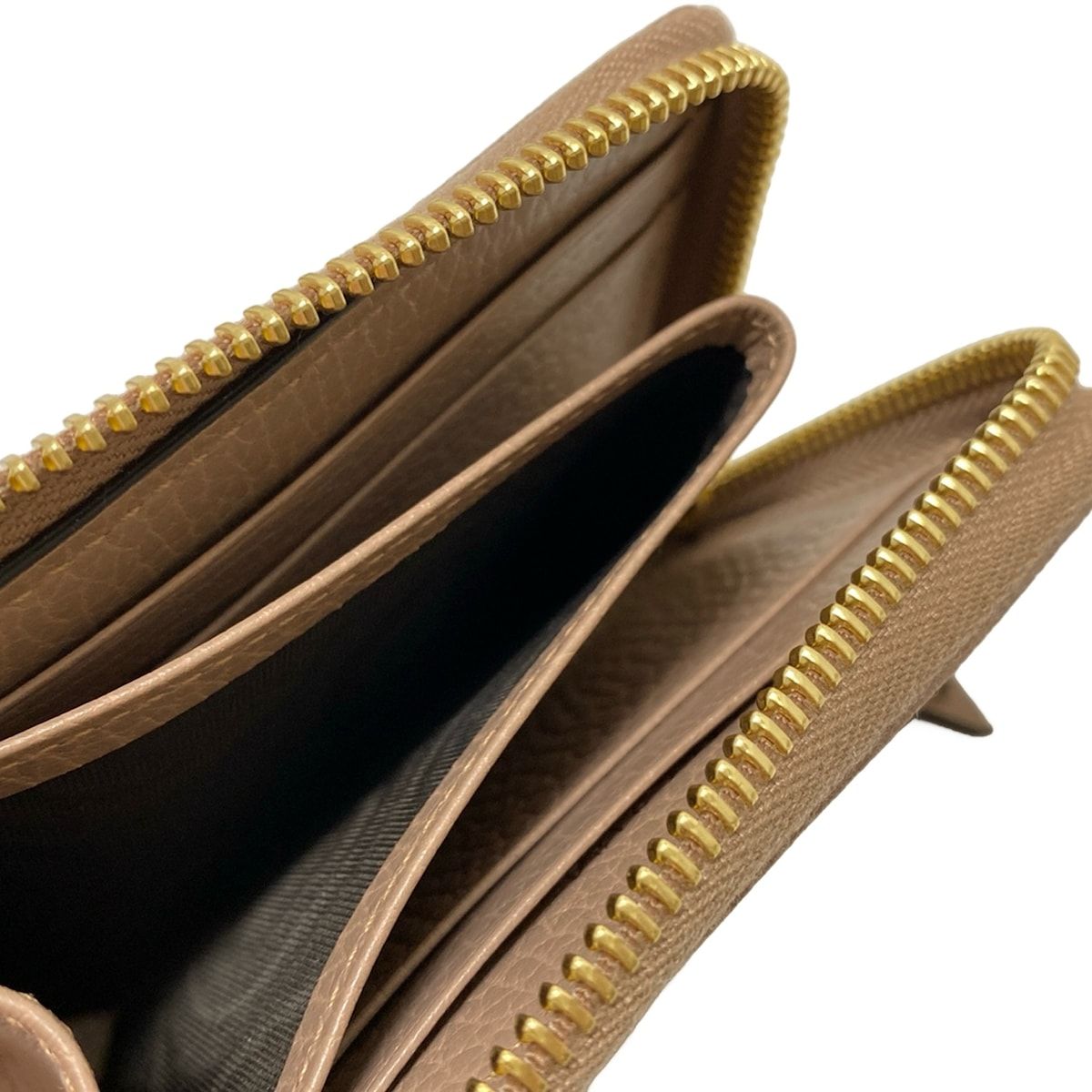 GUCCI(グッチ) コインケース GGマーモント 644406 ピンクベージュ L字