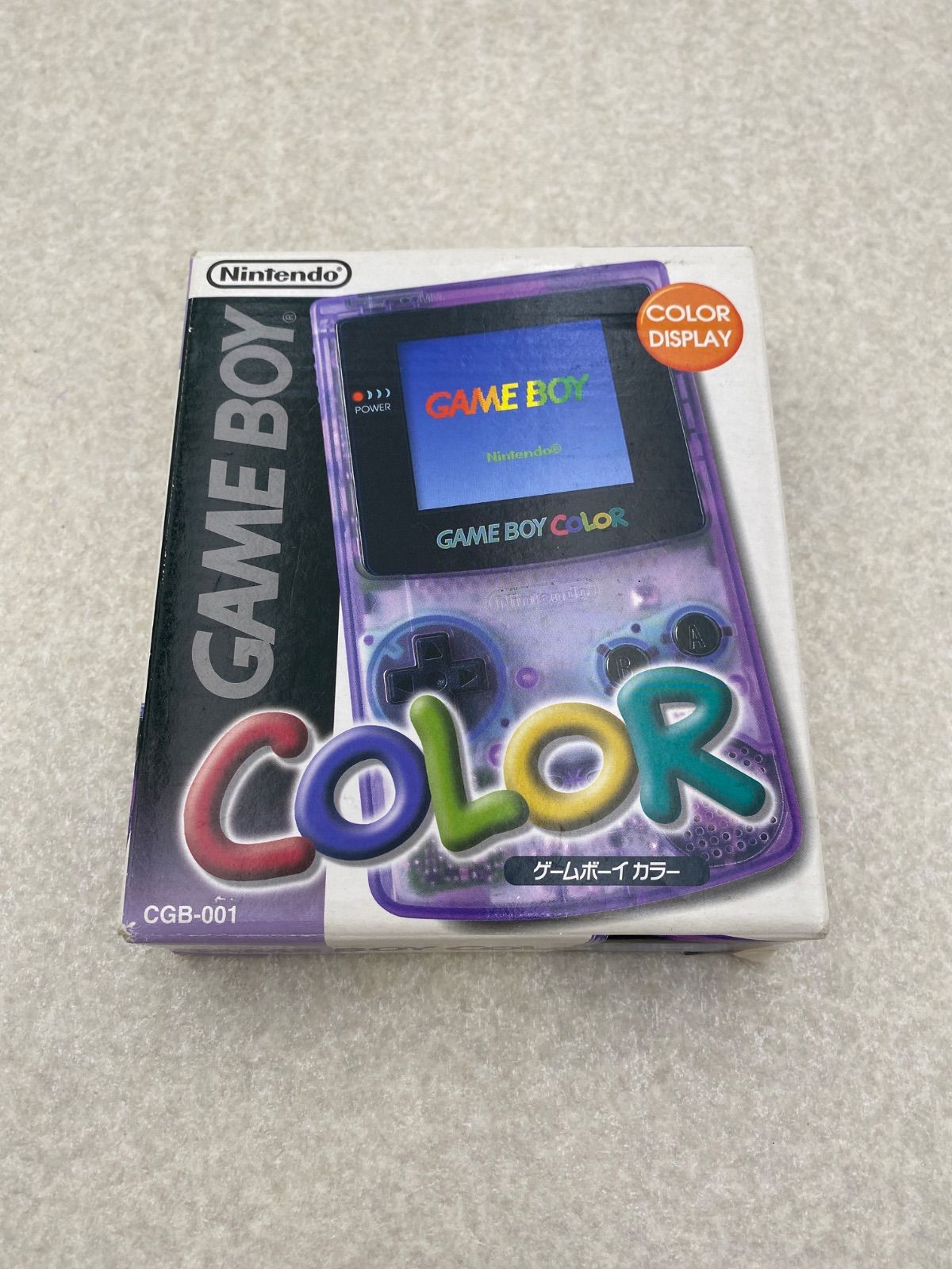 Nintendo ゲームボーイカラー本体 (クリアパープル) ジャンク