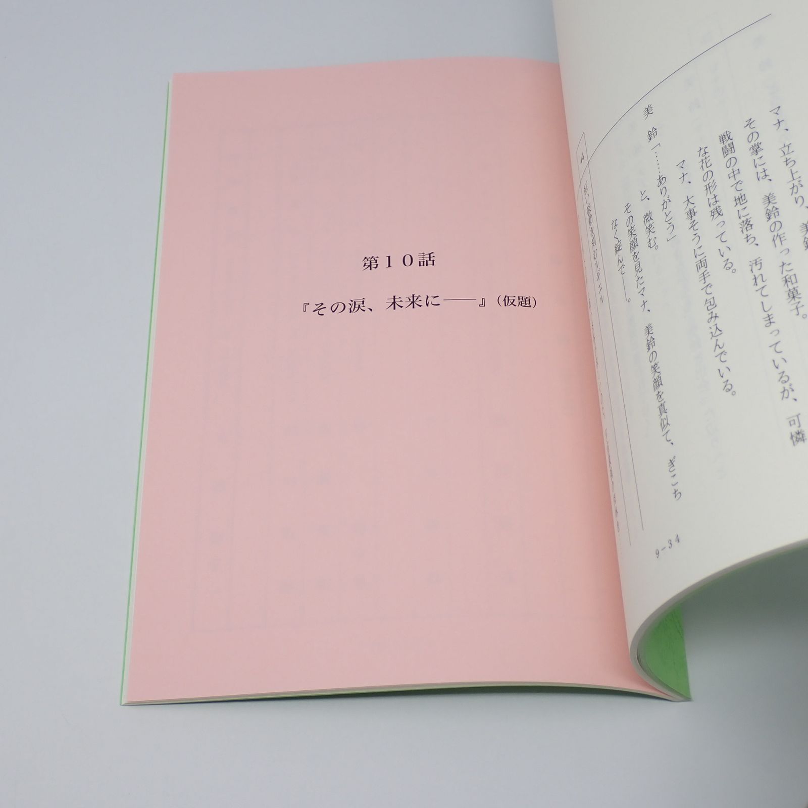 台本 ウルトラマンギンガS 制作No.9 取り戻す命(仮題) 制作No.10 その