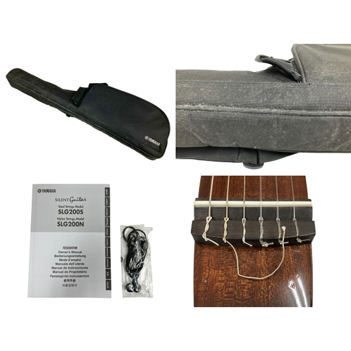 YAMAHA SLG200N サイレント ギター ヤマハ 弦楽器 楽器 バンド ソフトケース 付き ジャンク O10510687
