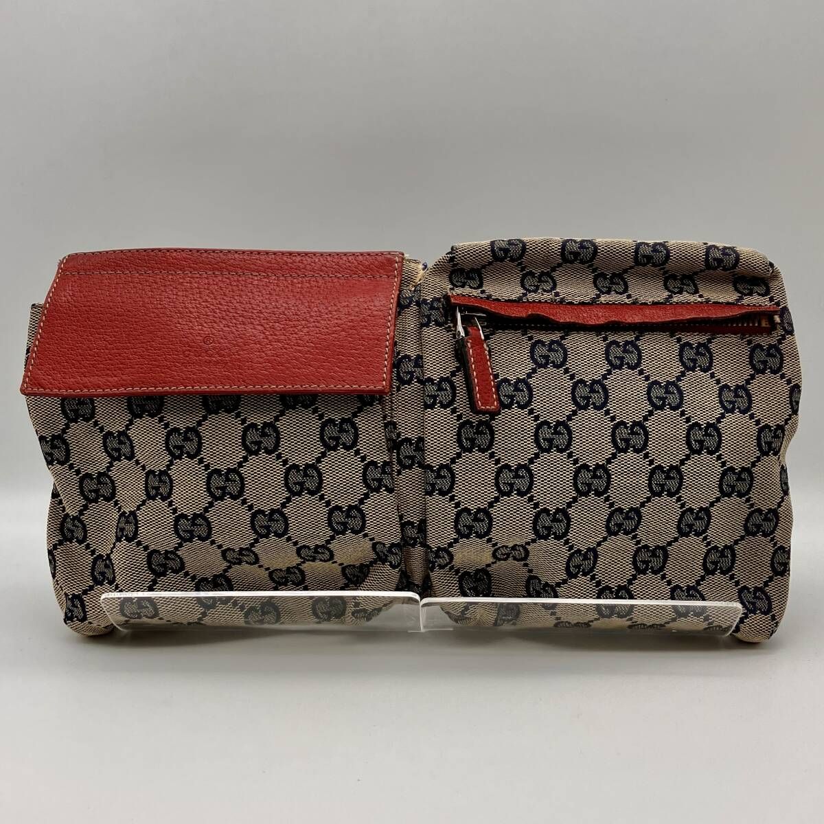 GUCCI　グッチ　ウエストバッグ　キャンバス GG柄 GUCCI（グッチ） GUCCI GG柄 ウエストバッグ ウエストポーチ ボディ
