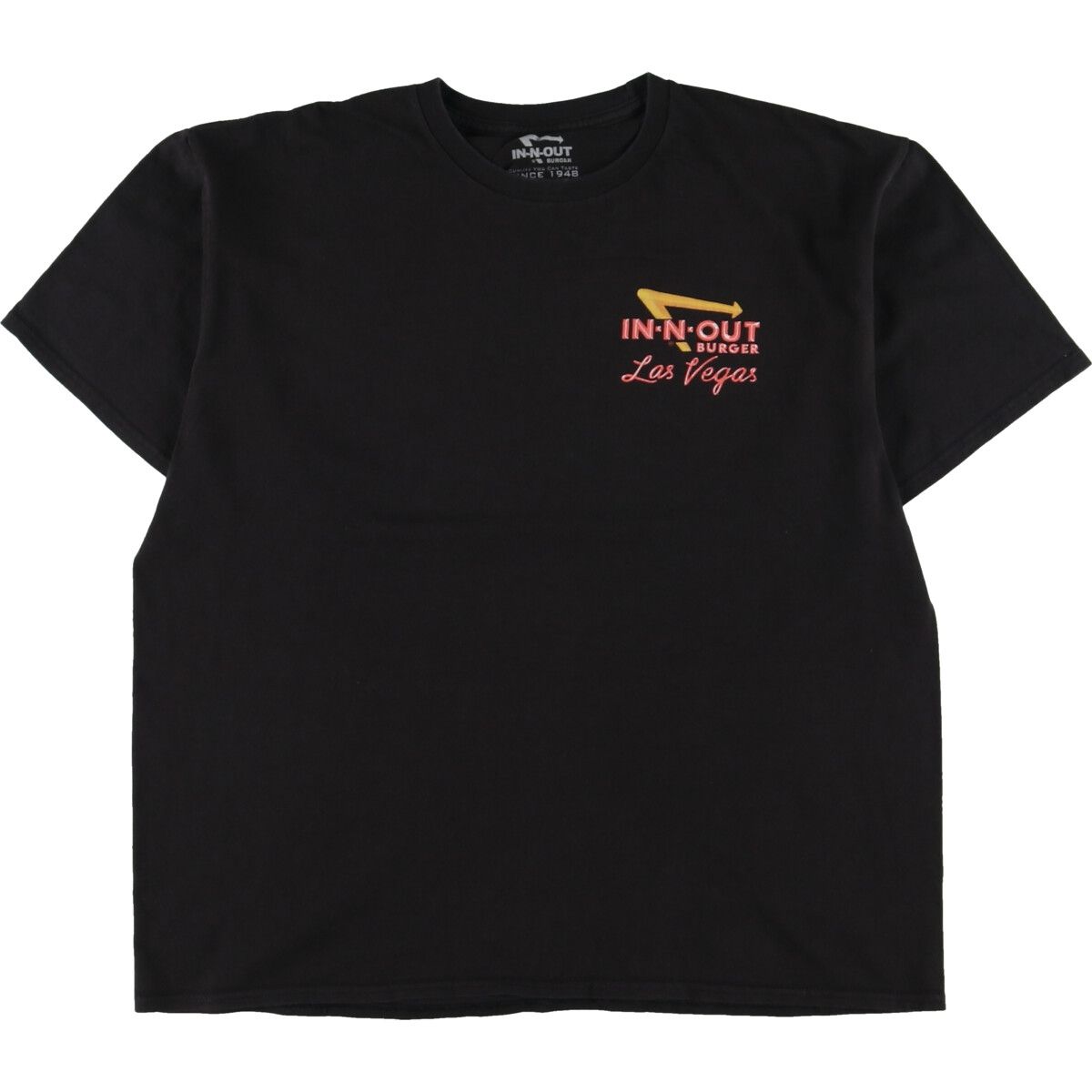 IN-N-OUT BURGER Anniversary 1948-2018 両面プリント アドバタイジングTシャツ メンズXL /eaa332615