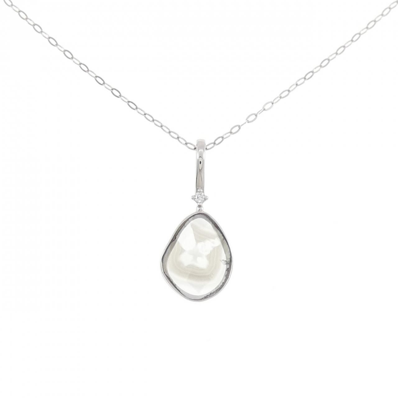 pt950ダイヤモンド0.30ctネックレス STREAM SETTING DIAMOND NECKLACE 0.30ct(1XN0634)Pt950