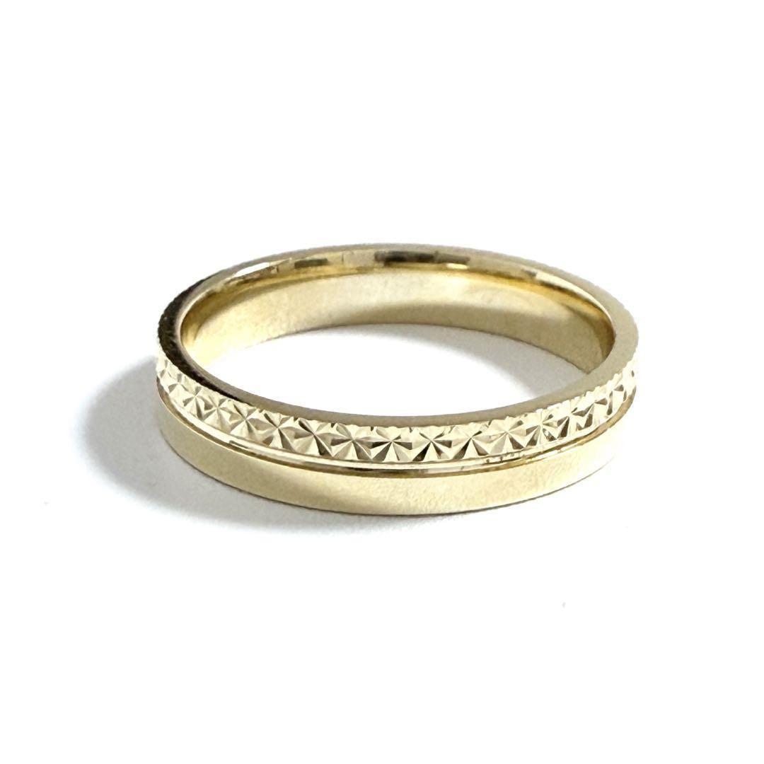 5号・男女兼用】アヴァランチ メンズ 10K ゴールド ピンキー リング