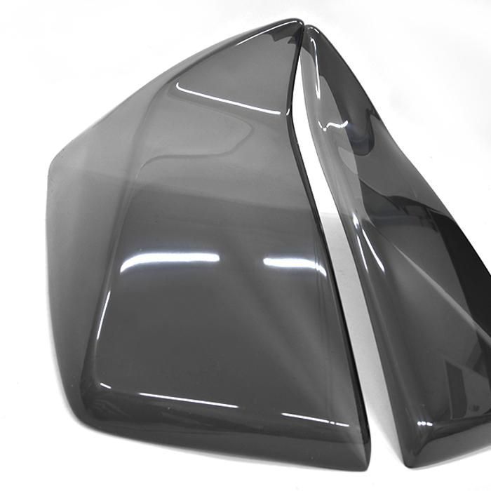 ZVW30 30系 プリウス ライト スモーク テール レンズ カバー 左右 セット カスタム プロテクター 傷防止 ブラック アウト ライト カバー