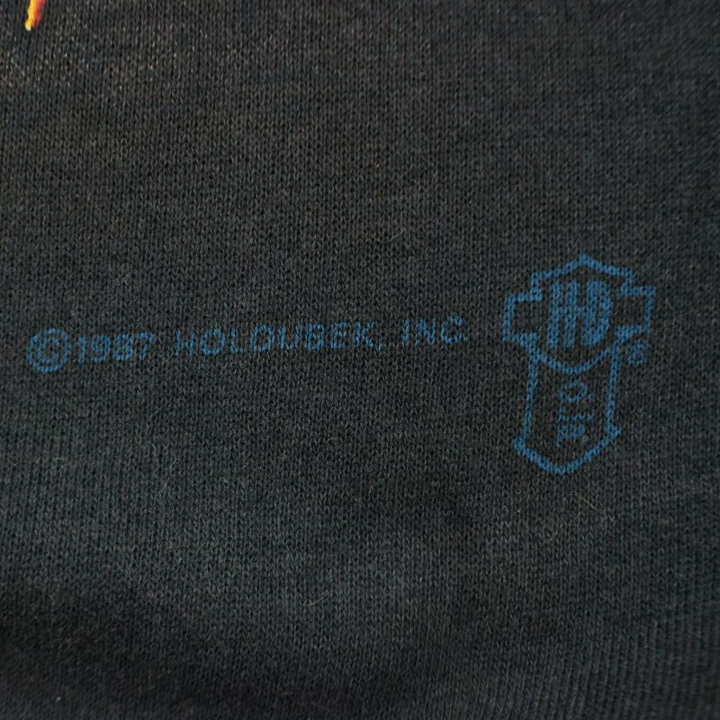 80s USA製 vintage HARLEY DAVIDSON バイカー プリント ラグラン