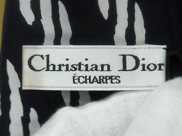 ChristianDior クリスチャンディオール シルク100% 総柄 大判