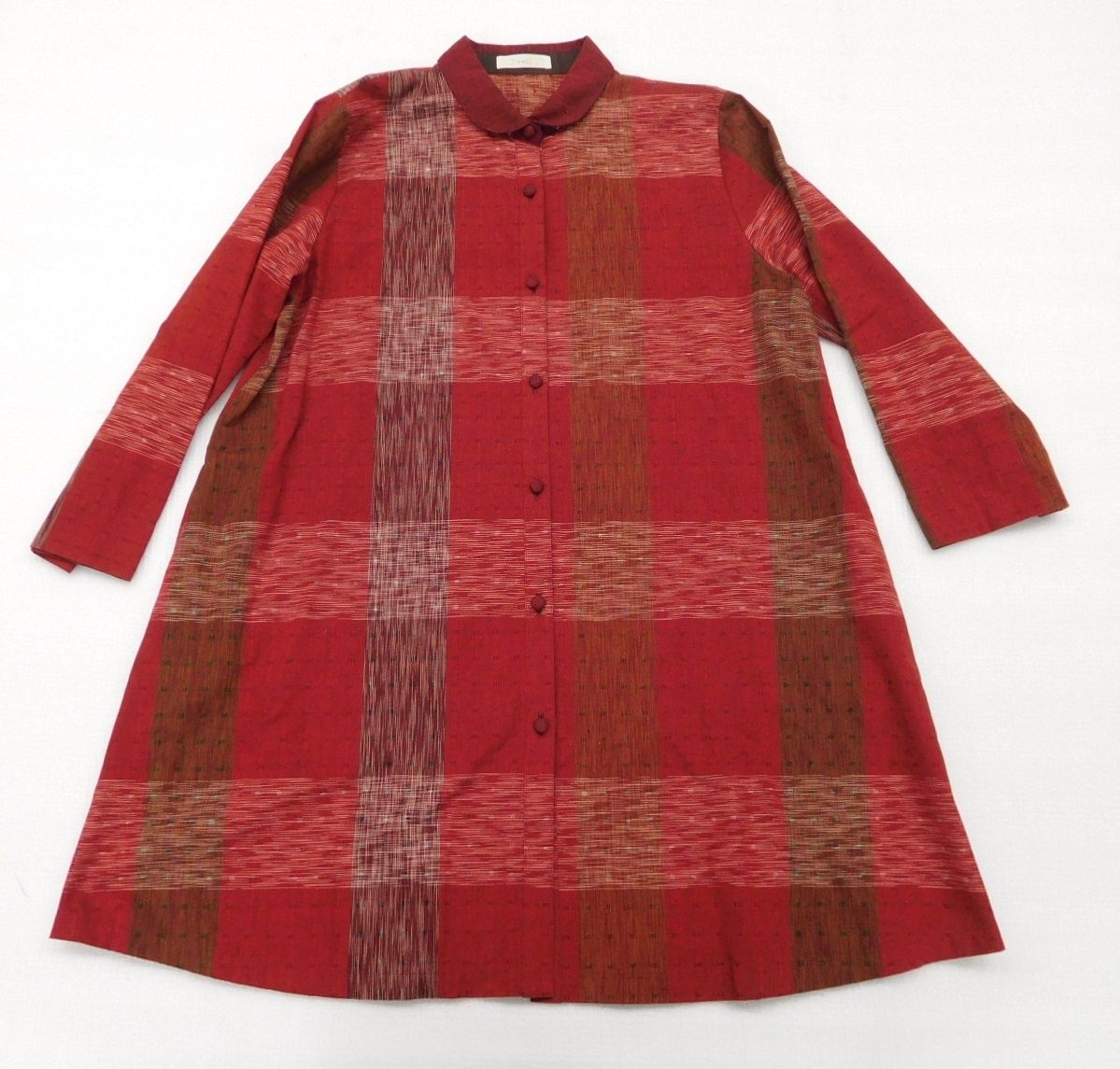 新品タグ付き 定価9561円 彩藍 宮田織物 ゆったりチュニック 和 綿100% 新品タグ付き 定価9561円 彩藍 宮田織物 ゆったりチュニック 和