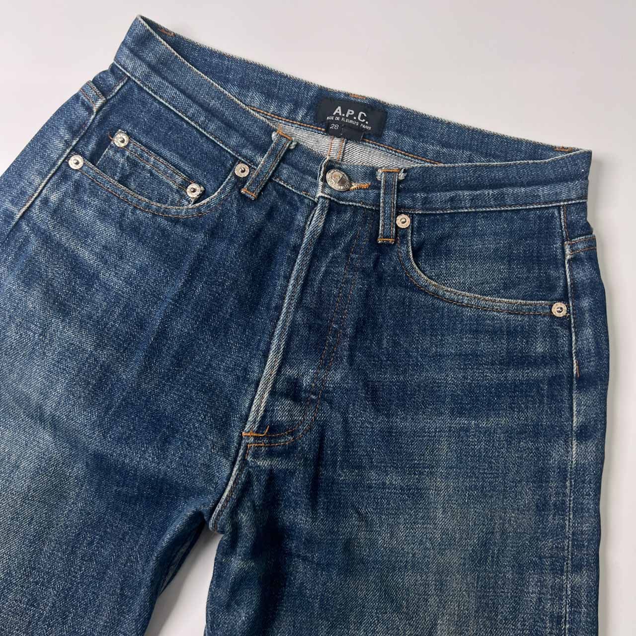 A.P.C. アーペーセー セルビッチ 赤耳 ボタンフライ デニム