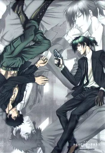 PSYCHO-PASS 監視官 狡噛慎也 宜野座伸元 和久善哉 缶バッジ Amazon.co.