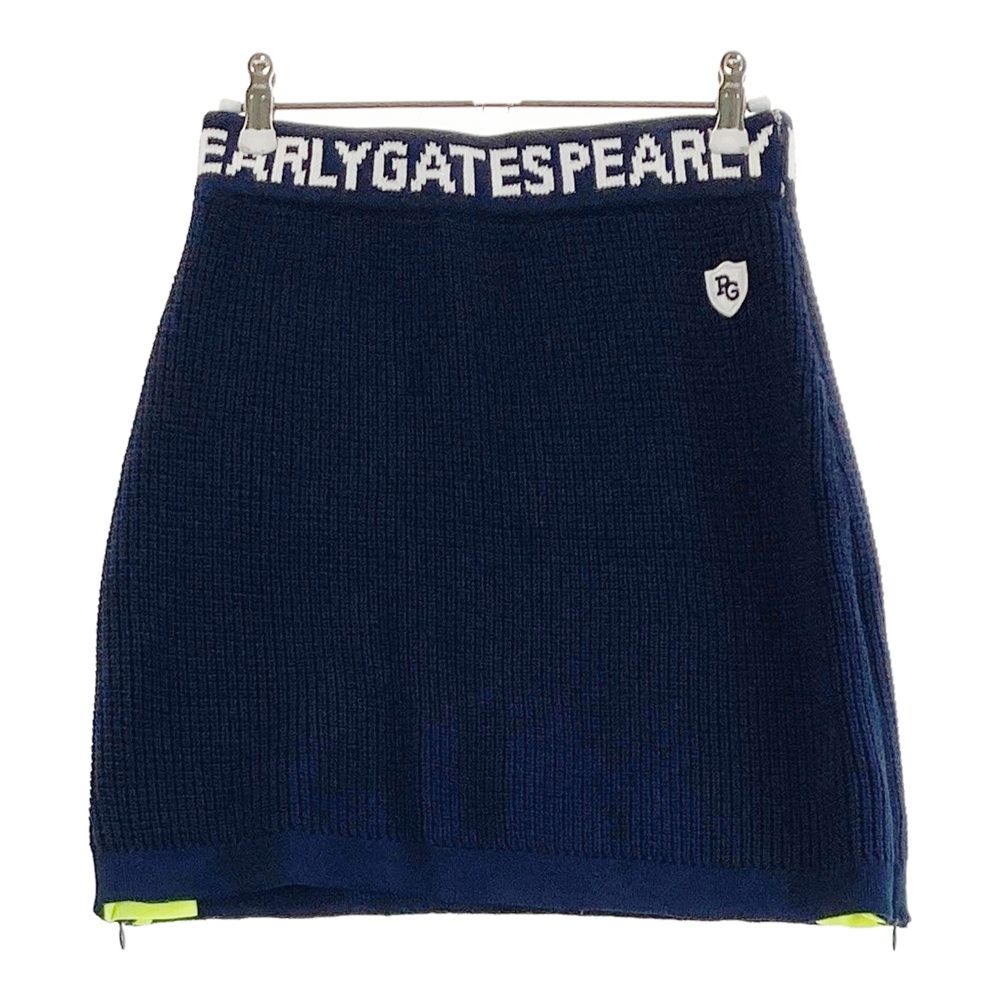 ★美品★PEARLY GATES　ニットスカート　サイズ　2 サイズ：0 PEARLY GATES パーリーゲイツ ニットスカート サイド