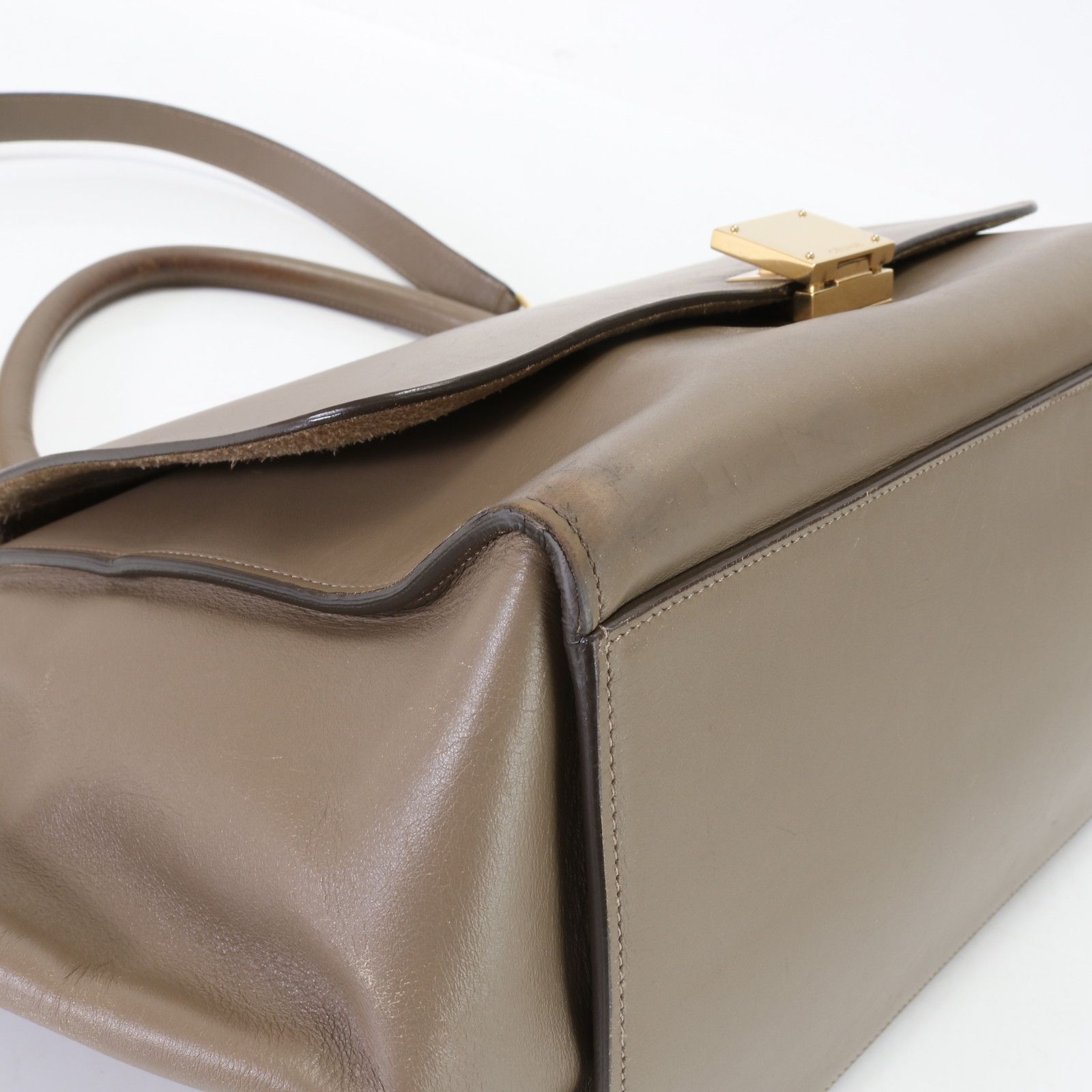 美品 セリーヌ トラペーズ ミディアム レザー 2WAY ショルダーバッグ