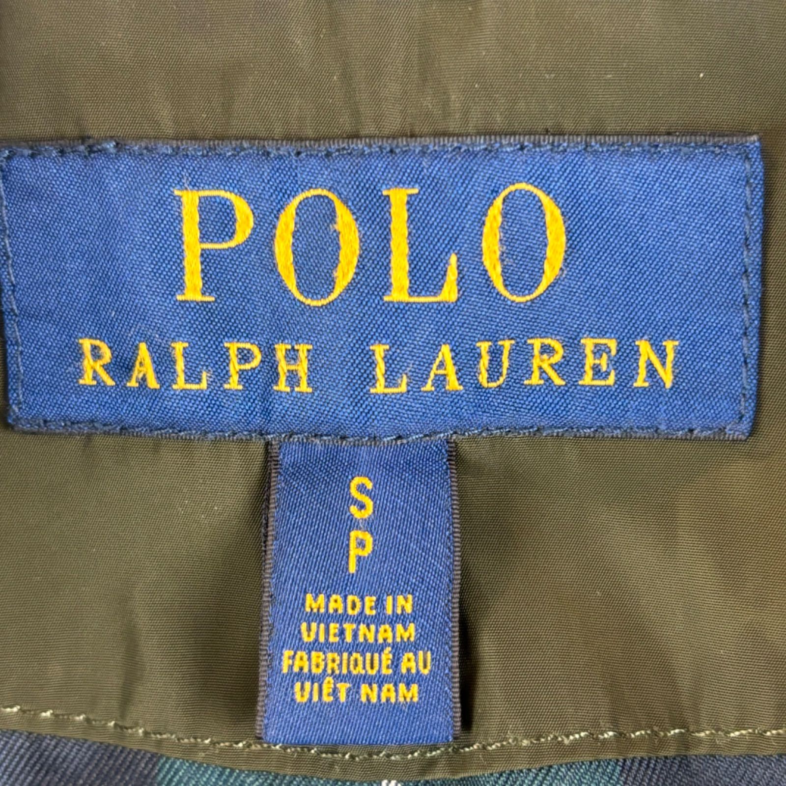 POLO RALPH LAUREN Logo Embroidery Swing Top Jacket Green ポロラルフローレン スウィングトップ ジップアップ ジャケット ブルゾン 内側チェック柄 オリーブ