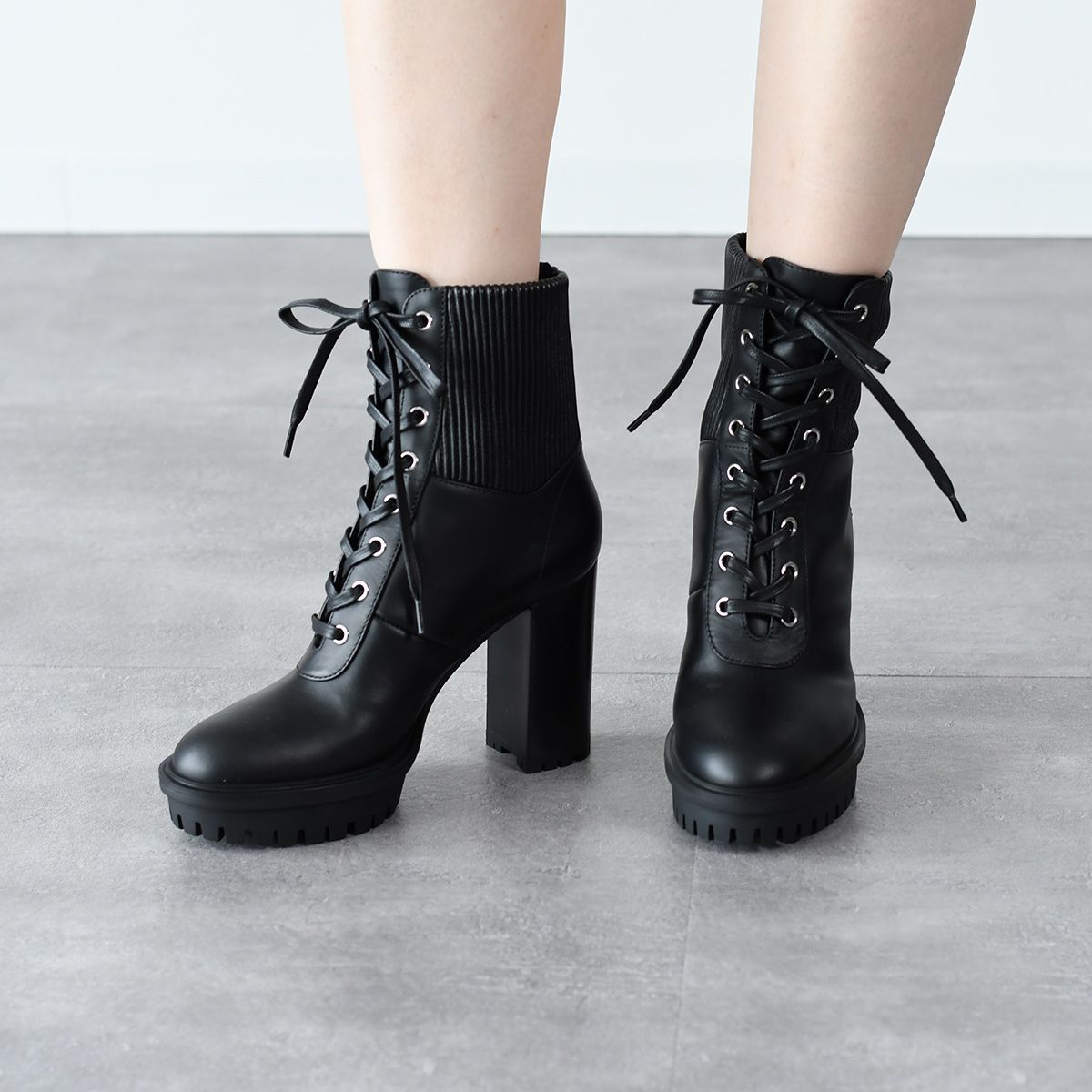 GIANVITO ROSSI ジャンヴィト ロッシ ブーツ MARTIS レースアップ 