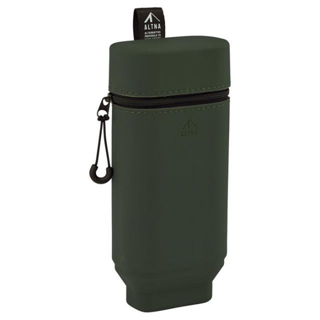 まとめ リヒトラブ スタンドペンケース マグネット付 オリーブ A-7759-22 ×5セット