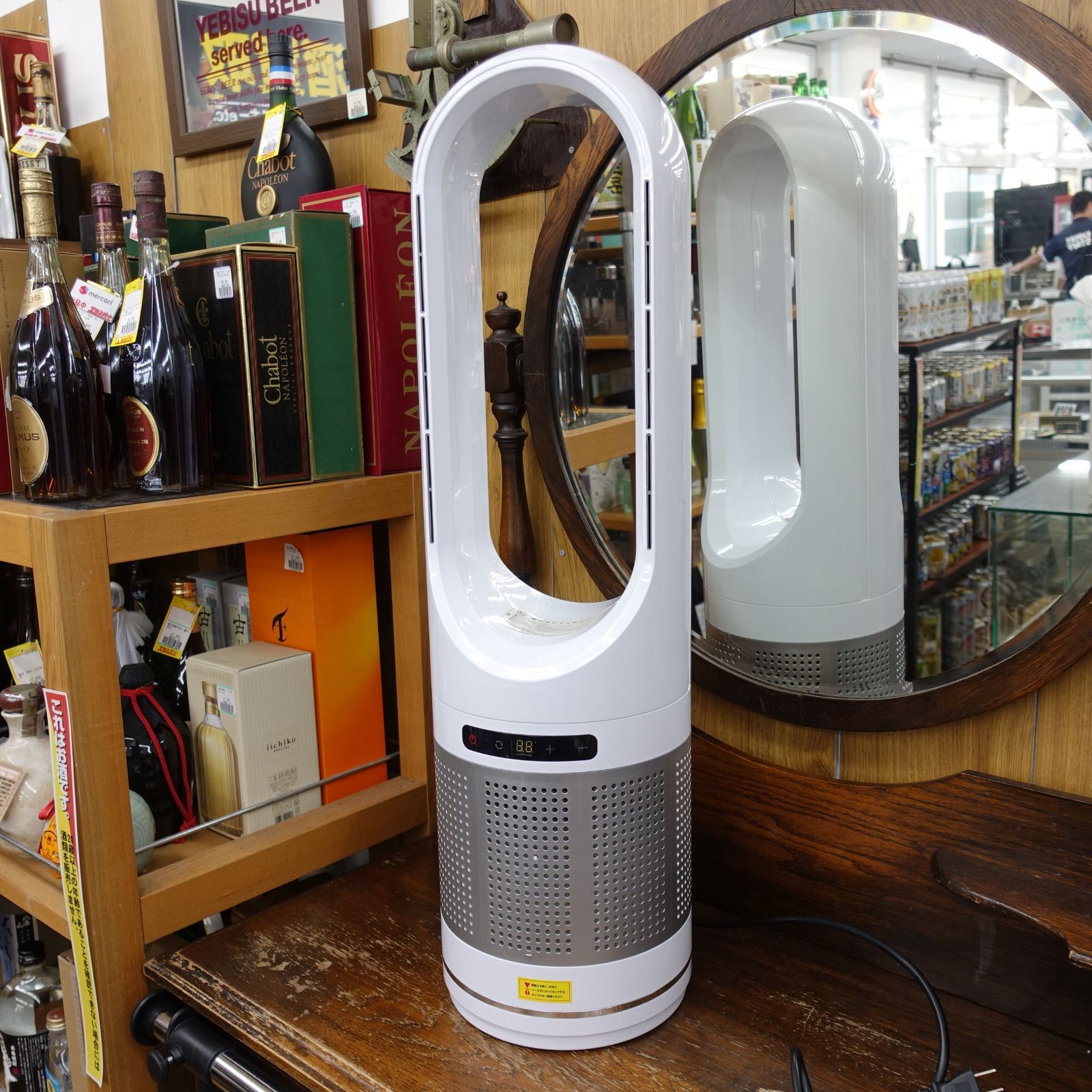 タワーファン 冷暖タイプ UML-046JR 8段階風量調節 自動首振り リモコン付 タイマー付 静音 エキスパート藤沢辻堂店