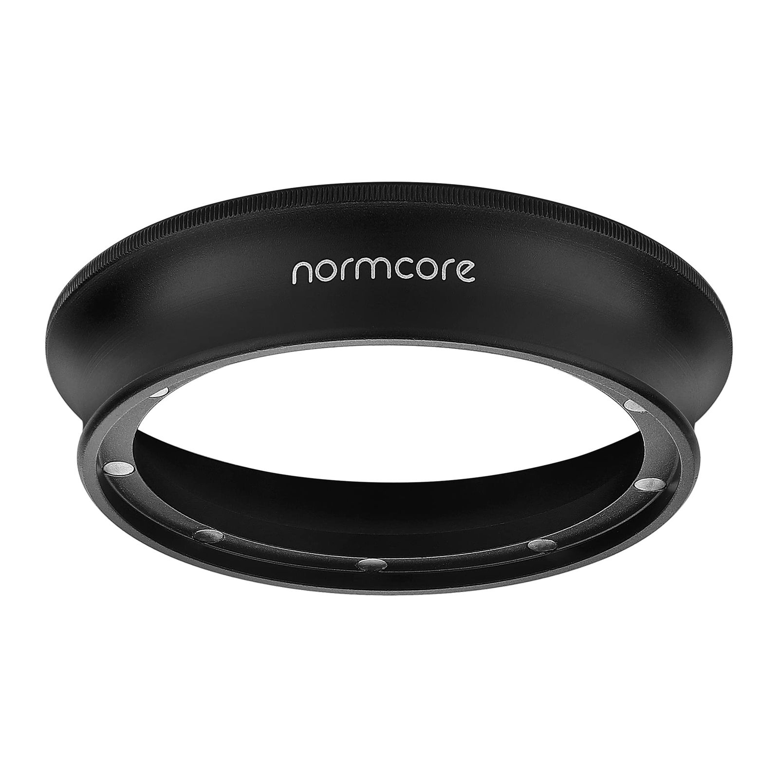 Normcore Funnel magnétique V2 58 mm – Anneau de dosage pour expresso – Aluminium anodisé 18 mm avec 9 acier aimanté Compatible av