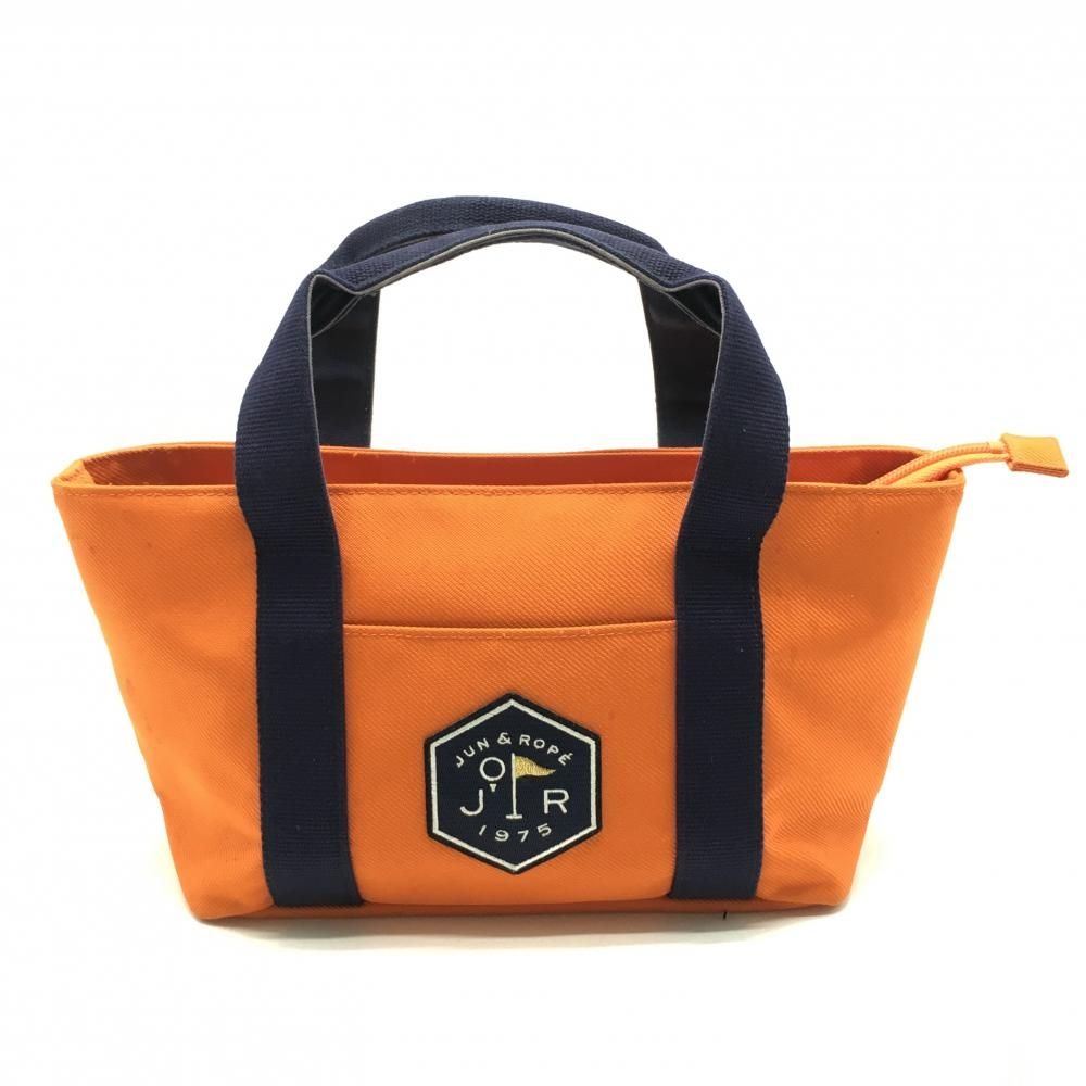 【美品】JUN AND ROPE GOLF カートバック ラウンドバック 文字柄 ジュン&ロペ(JUN&ROPE) カートバッグ | レディースゴルフウェア